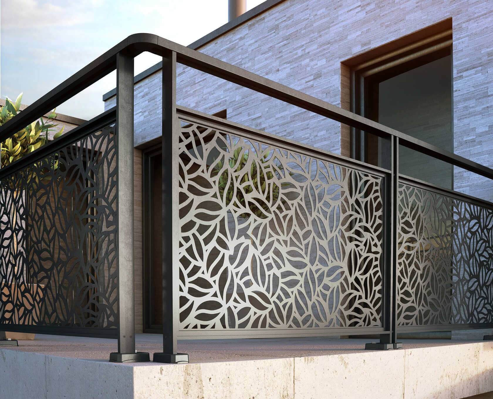 installation garde-corps aluminium Saint-Jouan-Des-Guérets